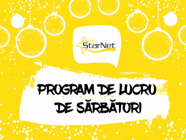 program de sărbători StarNet